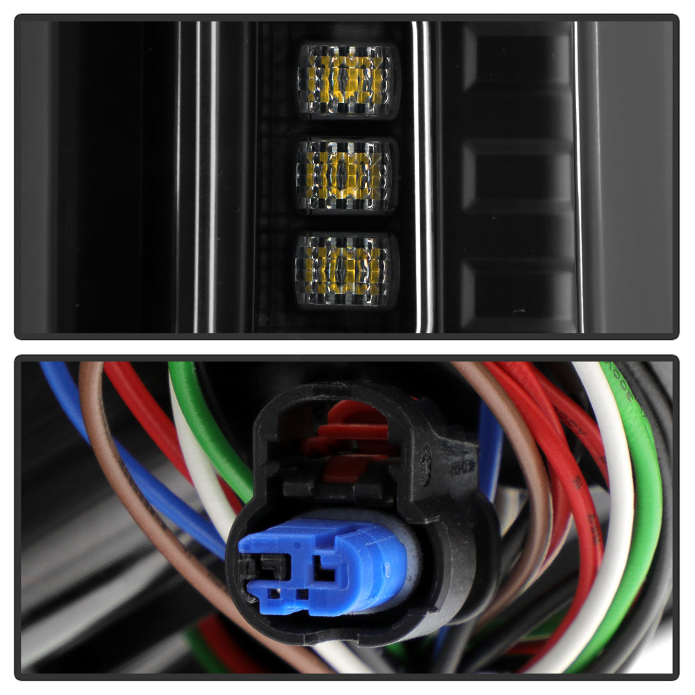 Spyder Chevy Silverado 19-20 (Do Not Fit Halogen Model) LED Tail Light Blk ALT-YD-CS19LED-BK 5087270