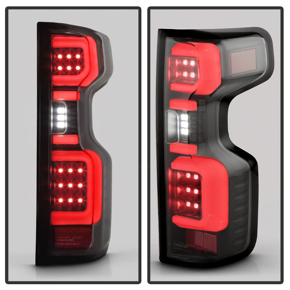 Spyder Chevy Silverado 19-20 (Do Not Fit Halogen Model) LED Tail Light Blk ALT-YD-CS19LED-BK 5087270