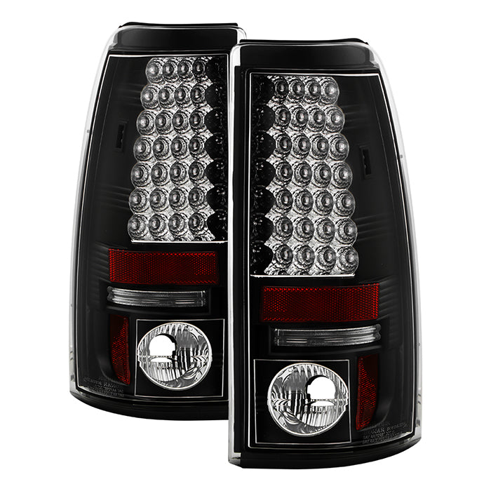 Spyder Chevy Silverado 1500 99-02 (Not Fit Stepside) LED Tail Lights Blk ALT-YD-CS99-LED-BK 5002044