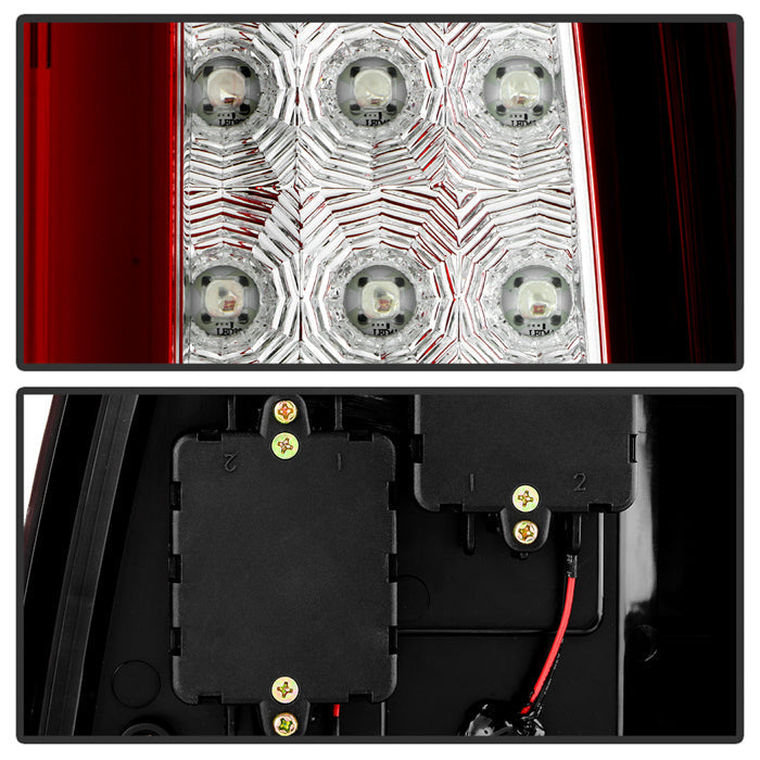 Spyder Chevy Tahoe / Suburban 15-17 LED Tail Lights - Red Clear (ALT-YD-CTA15-LED-RC) 5085085