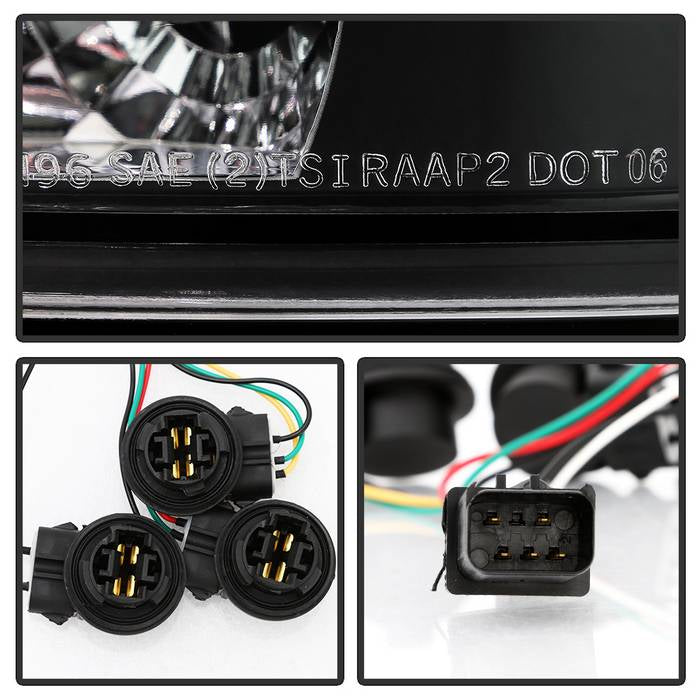 Spyder Dodge Caravan/Grand Caravan 96-00Euro Style Tail Lights Black ALT-YD-DC96-BK 5002235
