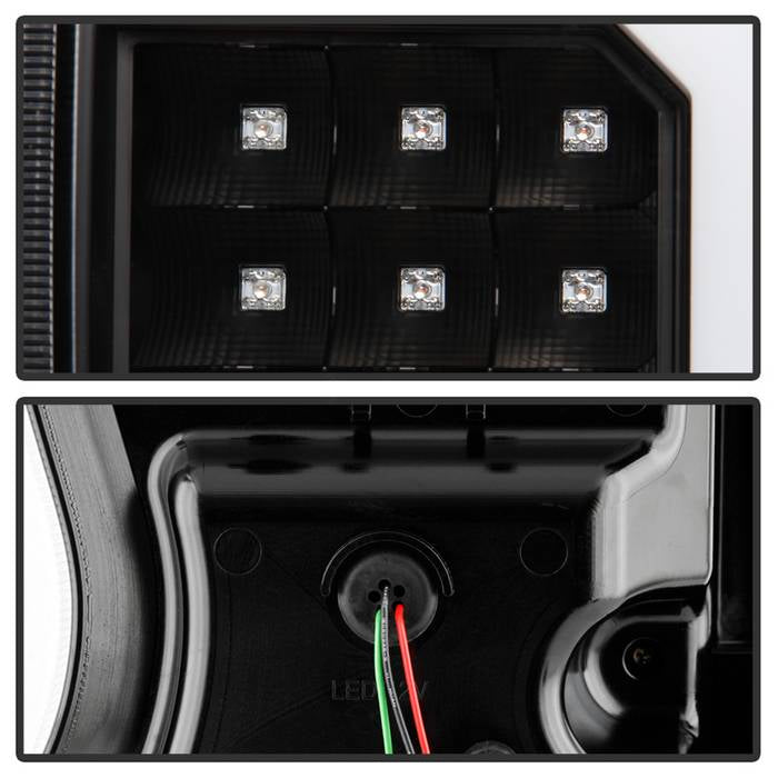 Spyder 04-09 Dodge Durango LED Tail Lights - Black ALT-YD-DDU04-LED-BK 5086532