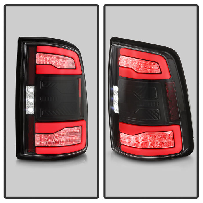 SPYDER 19-24 Dodge Ram 2500/3500 HD LED Tail Lights - Blk (ALT-YD-DR19HDLEDBSAP-GRSEQ-BK) 5089427