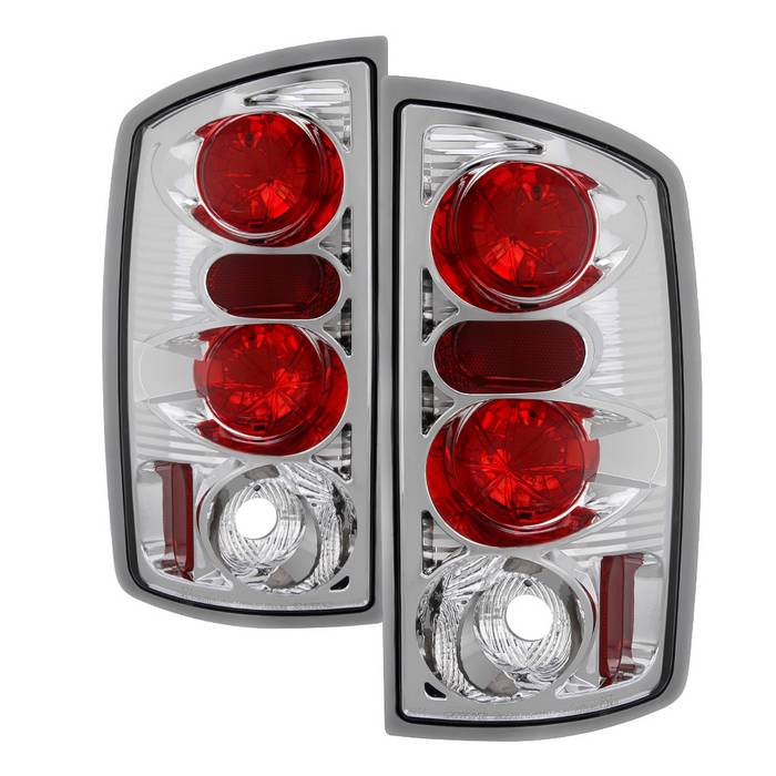 Spyder Dodge Ram 02-06 1500/Ram 2500/3500 03-06 Euro Style Tail Lights Chrome ALT-YD-DRAM02-C 5002532