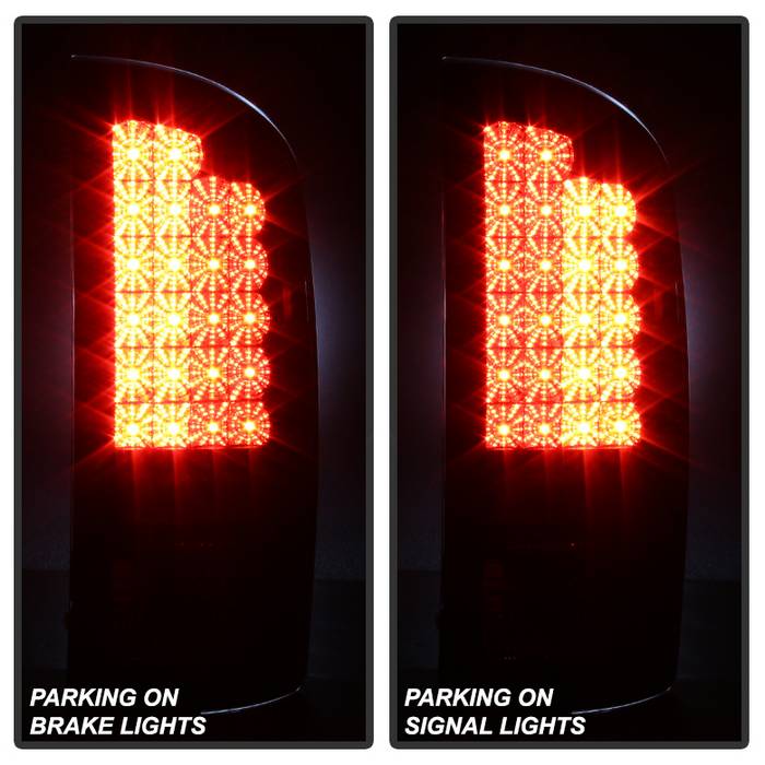 Spyder Dodge Ram 02-06 1500/Ram 2500/3500 03-06 LED Tail Light Black ALT-YD-DRAM02-LED-BK 5002556