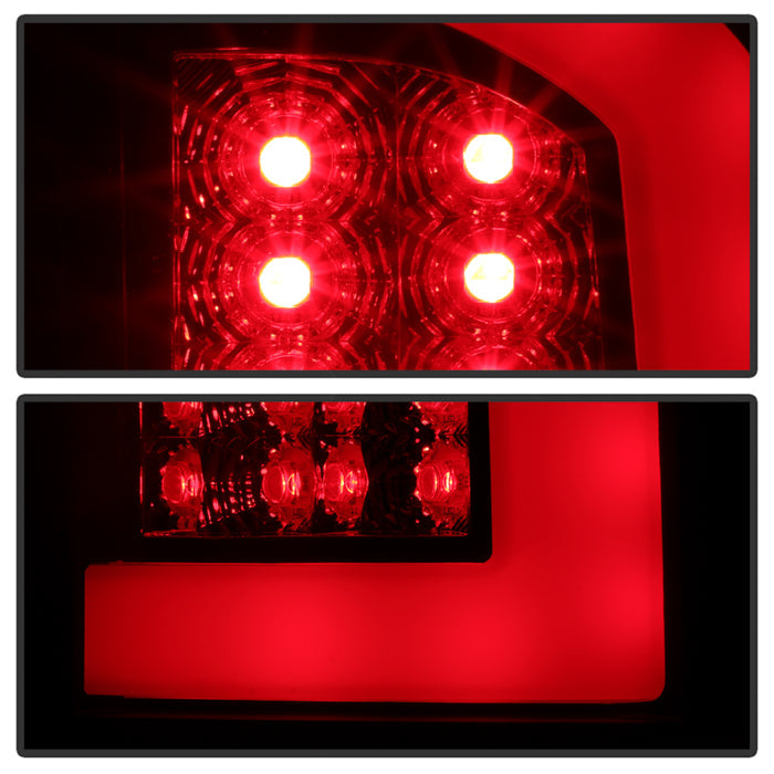 Spyder 02-06 Dodge Ram 1500 V3 Light Bar LED Tail Light - Blk Smoke (ALT-YD-DRAM02V3-LBLED-BSM) 5084125