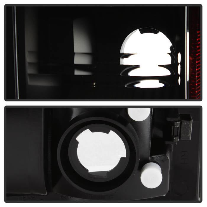 Spyder 07-09 Dodge Ram 2500/3500 V3 Light Bar LED Tail Lights - Black (ALT-YD-DRAM06V3-LBLED-BK) 5084262