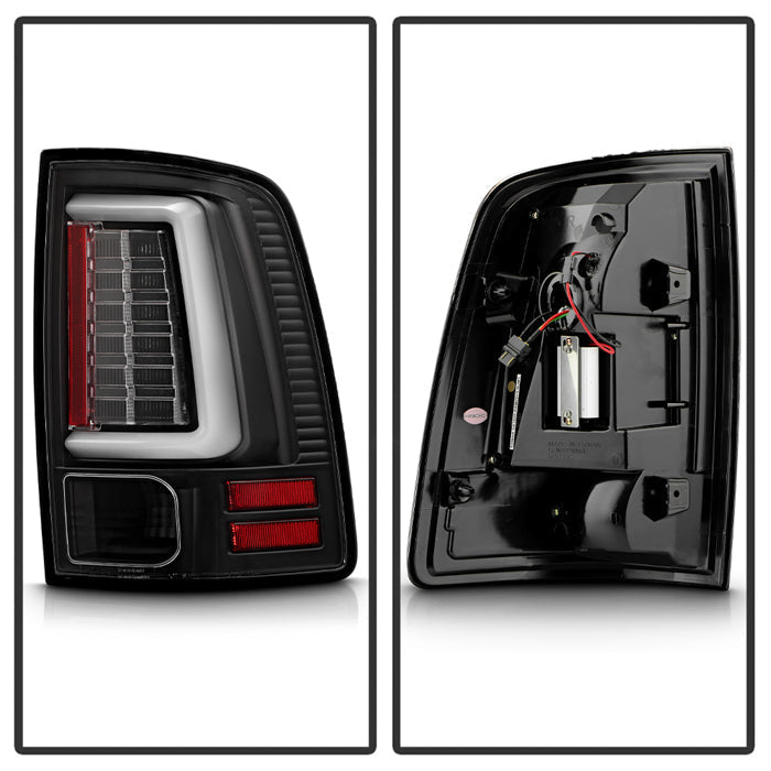 Spyder Dodge Ram 09-18 LED Tail Lights - All Black ALT-YD-DRAM09V2-LED-BKV2 (Incandescent Only) 5085917
