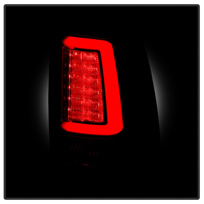 SPYDER 09-18 Dodge Ram Red Light Bar LED Tail Lights - Black (ALT-YD-DRAM09V2-RBLED-Bk) 5089472