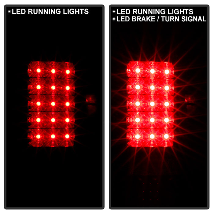 Spyder Dodge Ram 1500 13-14/Ram 2500 13-14 LED Tail Lights LED Model only - Blk ALT-YD-DRAM13-LED-BK 5077530