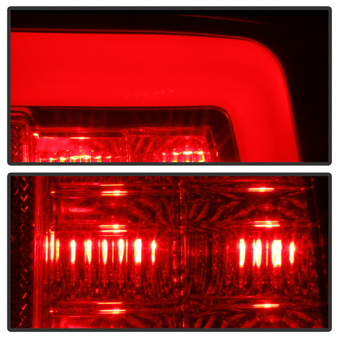Spyder Dodge Ram 2013-2014 Light Bar LED Tail Lights - Black ALT-YD-DRAM13V2-LED-BK 5084057