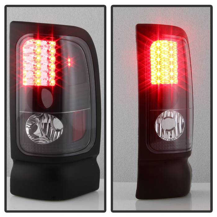 Spyder Dodge Ram 1500 94-01/Ram 2500/3500 94-02 LED Tail Lights Black ALT-YD-DRAM94-LED-BK 5002693