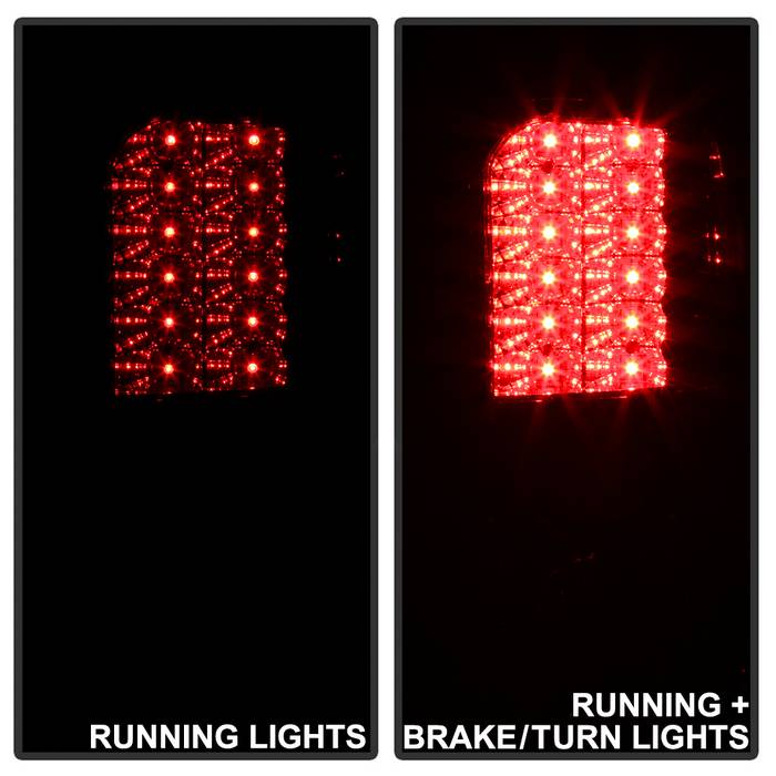 Spyder Dodge Ram 1500 94-01/Ram 2500/3500 94-02 LED Tail Lights Red Clear ALT-YD-DRAM94-LED-RC 5002716