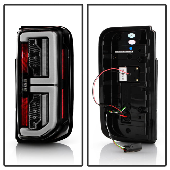 SPYDER 21-23 Ford Bronco Factory LED Model LED Tail Lights (ALT-YD-FB21-LED-BK) 5088758