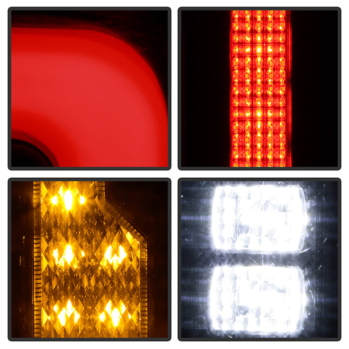 SPYDER 21-23 Ford Bronco (Factory LED Model Only) LED Tail Lights - Black (ALT-YD-FB21LED-LED-BK) 5088765