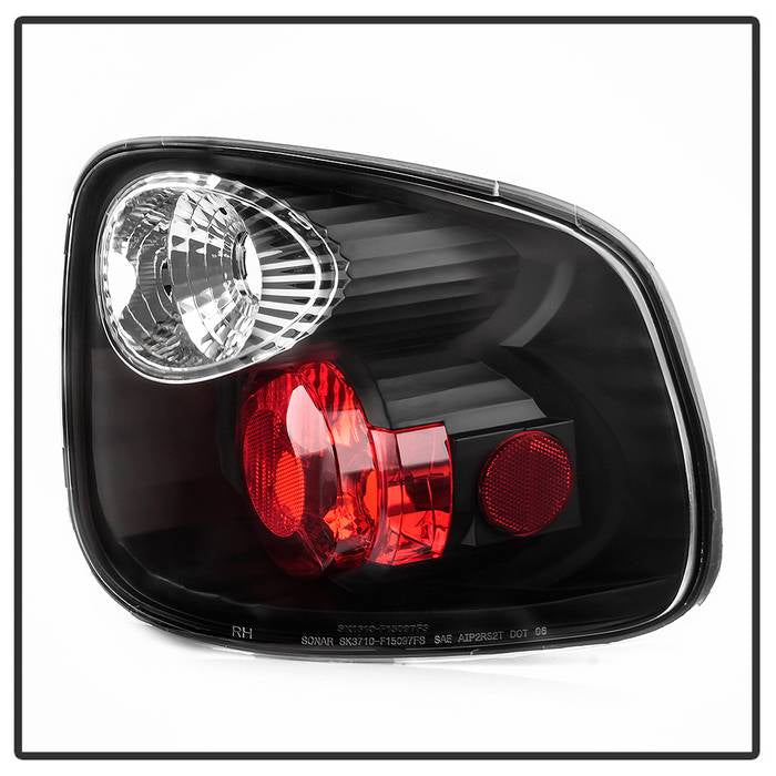FR SPORT Spyder Ford F150 Flareside 01-03 (Not Fit Supercrew)Euro Style Tail Lights Black...
