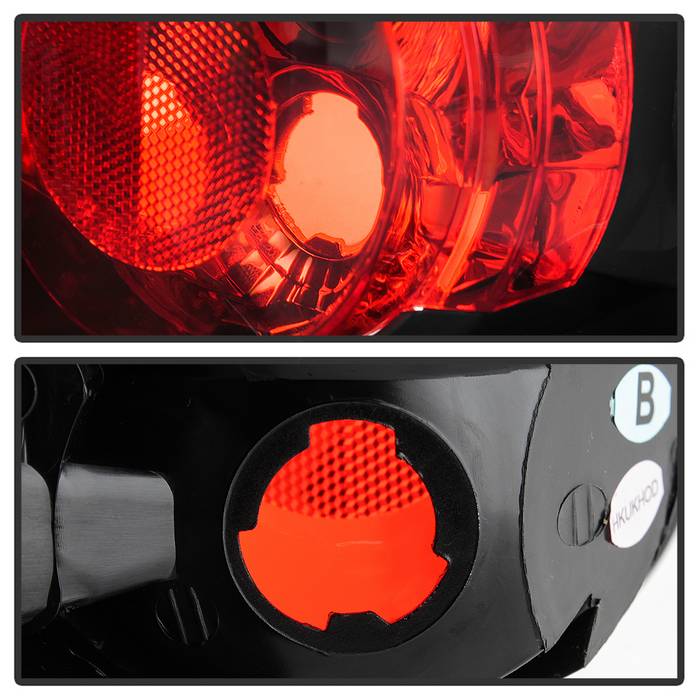FR SPORT Spyder Ford F150 Flareside 01-03 (Not Fit Supercrew)Euro Style Tail Lights Black...