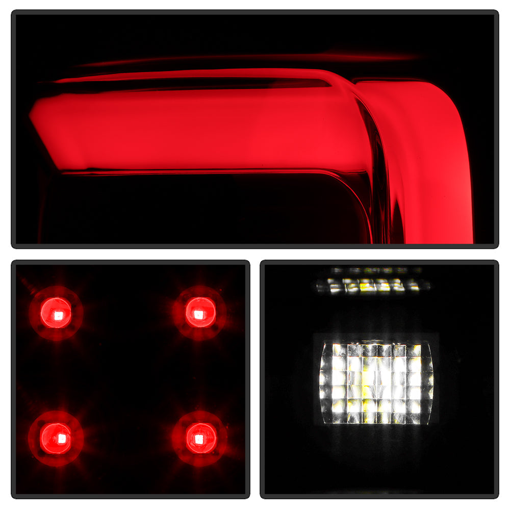 SPYDER 04-08 Ford F150 Styleside Version 2 LED Tail Lights - Black (ALT-YD-FF15004V2-RBLED-BK) 5089489