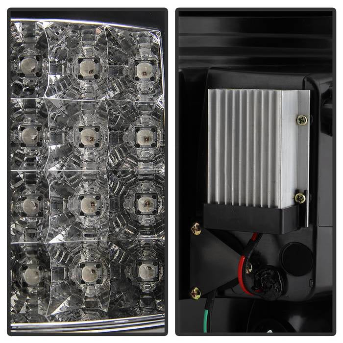 Spyder Ford F150 09-14 LED Tail Lights Black ALT-YD-FF15009-LED-BK 5008374