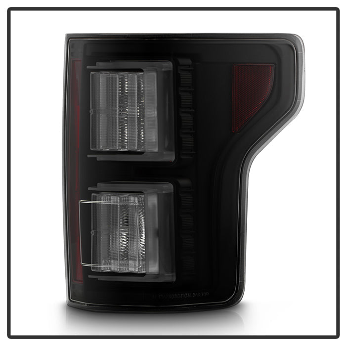 Spyder 18-19 Ford F-150 (w/o Blind Spot Sensor) LED Tail Lights - Blk Smk (ALT-YD-FF15018-LED-BSM) 5085672