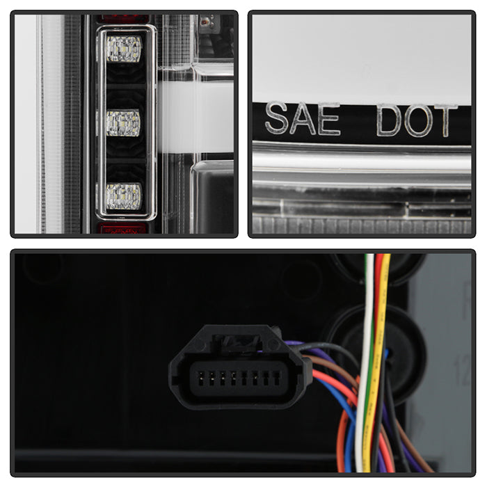 SPYDER 18-20 Ford F150 w/ Rear Blind Spot LED Tail Lights - Black (ALT-YD-FF15018BS-LED-BK) 5088550