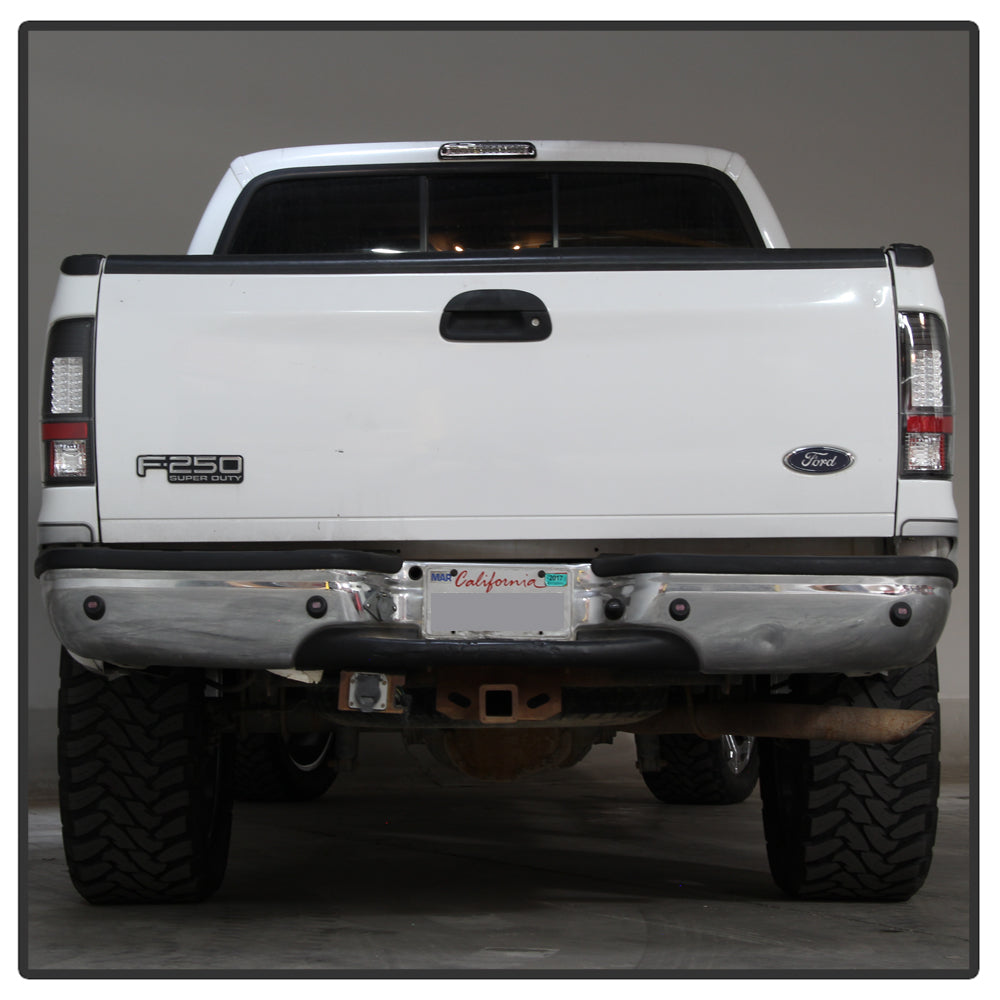 FR SPORT Spyder Ford F150 side 97-03/F250/350/450 Super Duty 99-07 LED Tail Lights Blk...