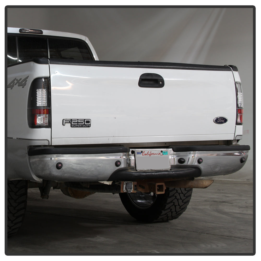 FR SPORT Spyder Ford F150 side 97-03/F250/350/450 Super Duty 99-07 LED Tail Lights Blk...
