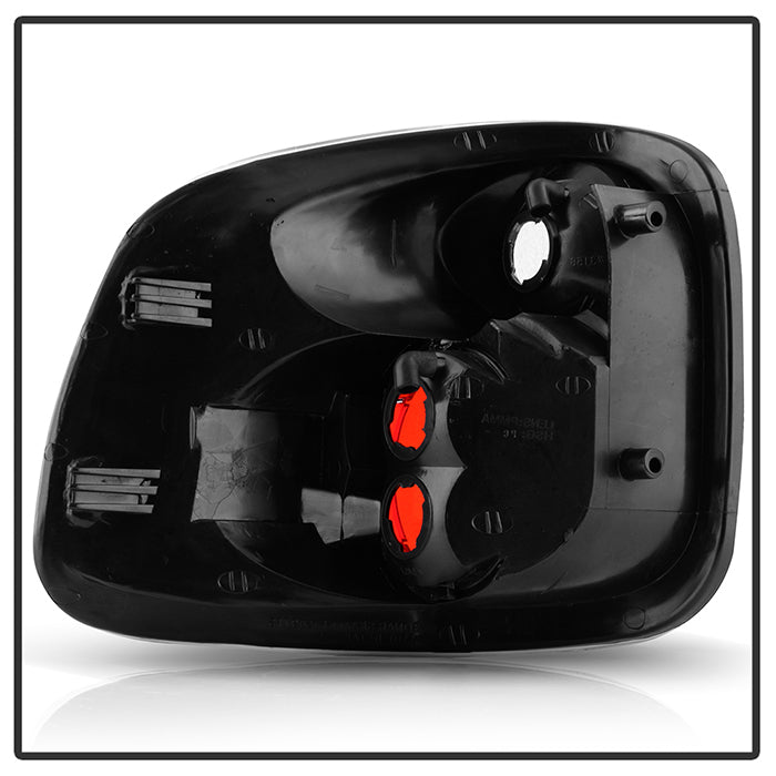 FR SPORT Spyder Ford F150 Flareside 97-03 Euro Style Tail Lights Black ALT-YD-FF15097FS-BK...
