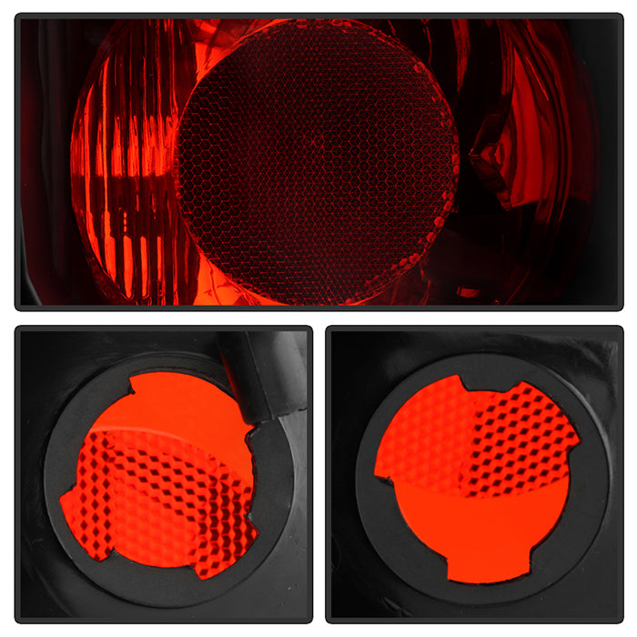 FR SPORT Spyder Ford F150 Flareside 97-03 Euro Style Tail Lights Black ALT-YD-FF15097FS-BK...