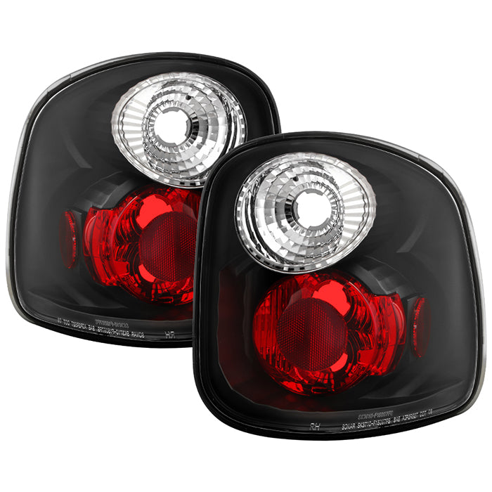 FR SPORT Spyder Ford F150 Flareside 97-03 Euro Style Tail Lights Black ALT-YD-FF15097FS-BK...