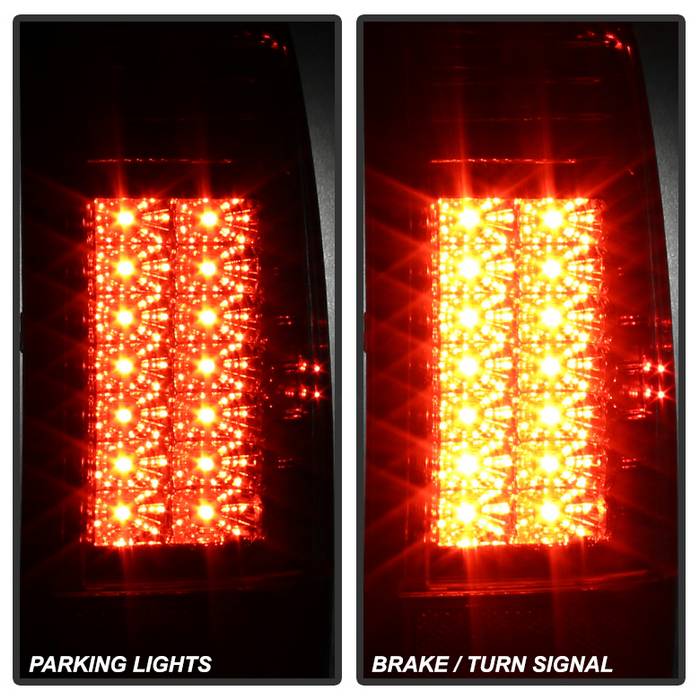 Spyder Ford Super Duty 08-15 Version 2 LED Tail Lights Red Clear ALT-YD-FS07-LED-G2-RC 5029195