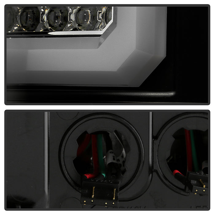 Spyder GMC Sierra 14-16 LED Tail Lights Black Smoke ALT-YD-GS14-LBLED-BSM 5080707