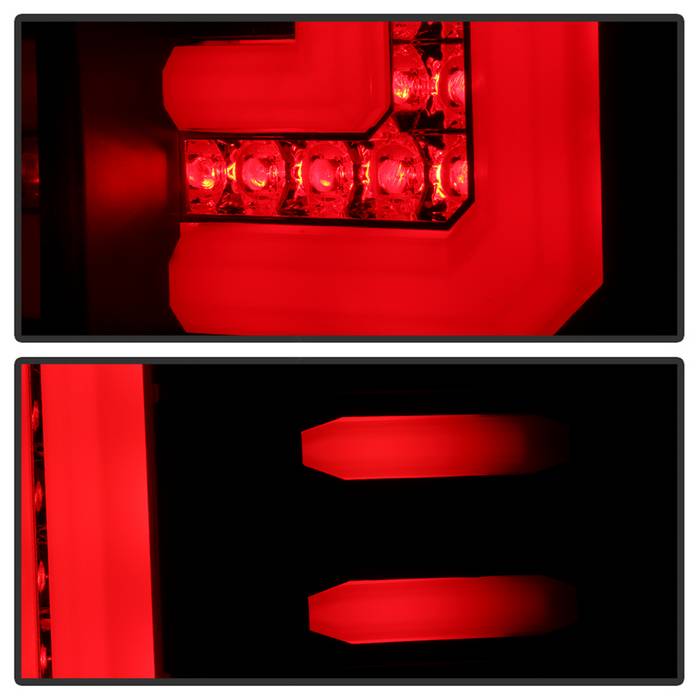 Spyder GMC Sierra 2016-2017 Light Bar LED Tail Lights - Black Smoke ALT-YD-GS16-LED-BSM 5083784