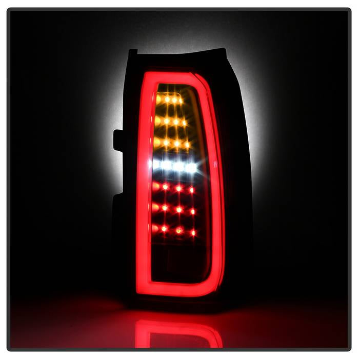 Spyder 15-17 GMC Yukon LED Tail Lights - Black (ALT-YD-GY15-LED-BK) 5085702