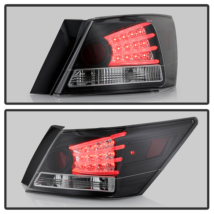 Spyder Honda Accord 08-12 4DR LED Tail Lights Black ALT-YD-HA08-4D-LED-BK 5032621