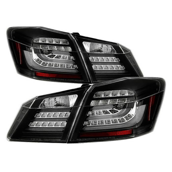Spyder Honda Accord 08-12 4DR LED Tail Lights Black ALT-YD-HA08-4D-LED-BK 5032621