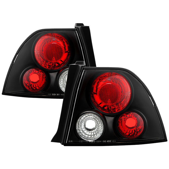 FR SPORT Spyder Honda Accord 94-95 Euro Style Tail Lights Black ALT-YD-HA94-BK 5004147 - View 5