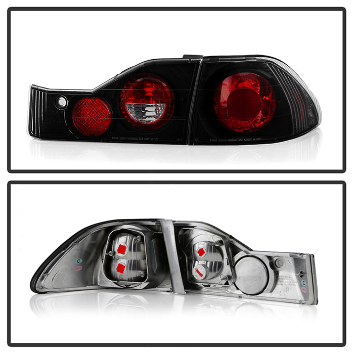 Spyder Honda Accord 98-00 4Dr Euro Style Tail Lights Black ALT-YD-HA98-BK 5004321