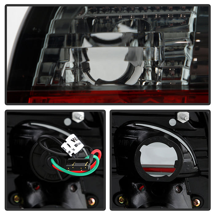 Spyder Honda Civic 96-98 4Dr LED Tail Lights Red Smoke ALT-YD-HC96-4D-LED-RS 5005038