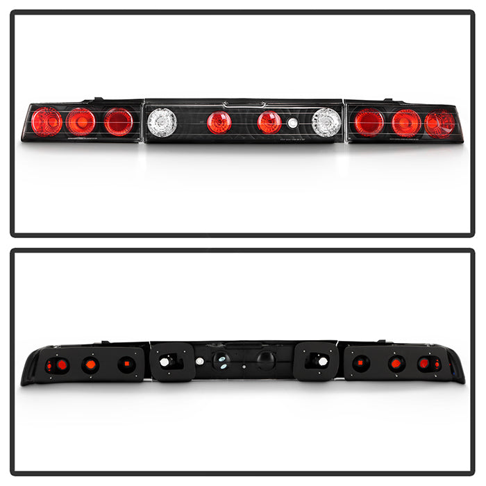 Spyder Honda CRX 88-91 Euro Style Tail Lights Black ALT-YD-HCRX88-BK 5005120