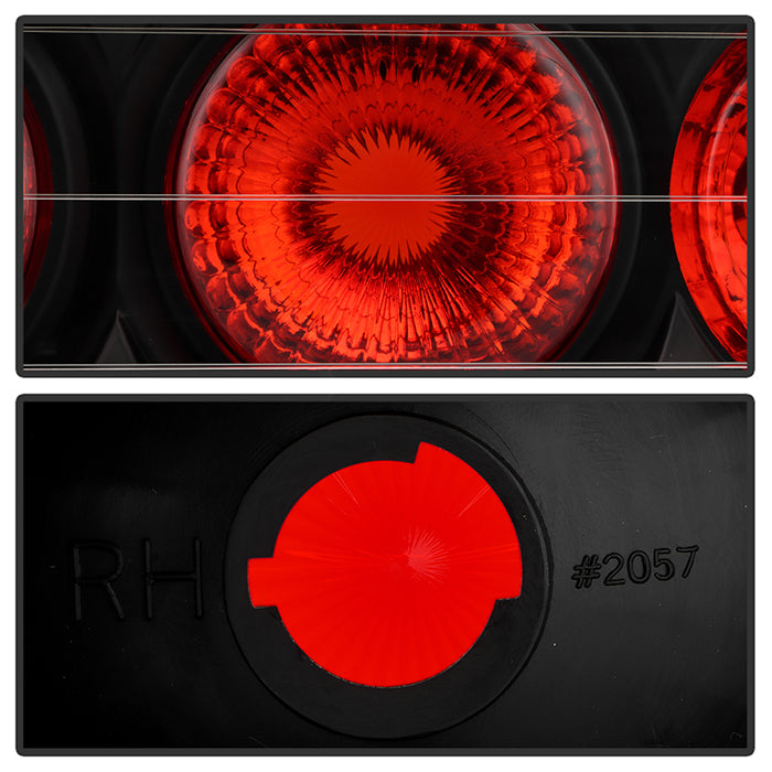 Spyder Honda CRX 88-91 Euro Style Tail Lights Black ALT-YD-HCRX88-BK 5005120