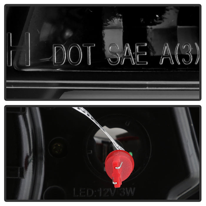 Spyder Hyundai Elantra 11-13 Light Bar LED Tail Lights Black ALT-YD-HYELAN11-LED-BK 5072788