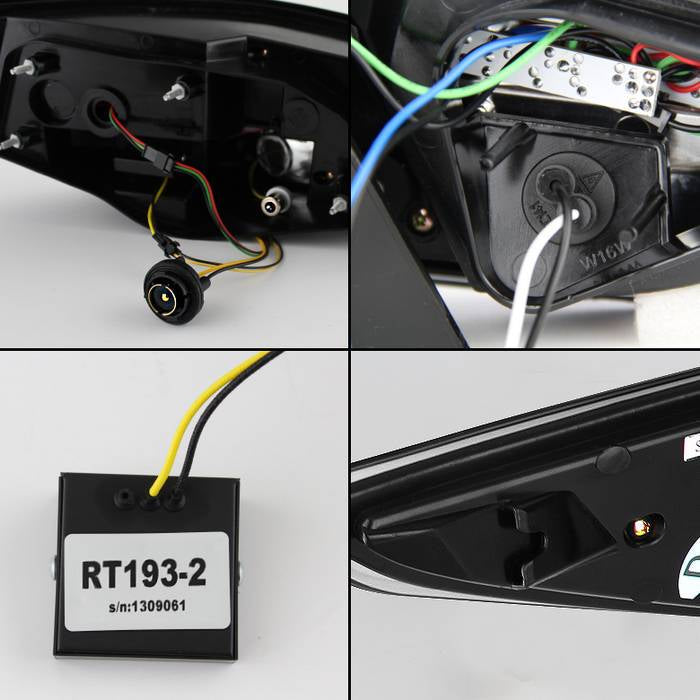 Spyder Hyundai Sonata 11-13 LED Tail Lights Light Bar Black ALT-YD-HYSON11-LED-BK 5075246