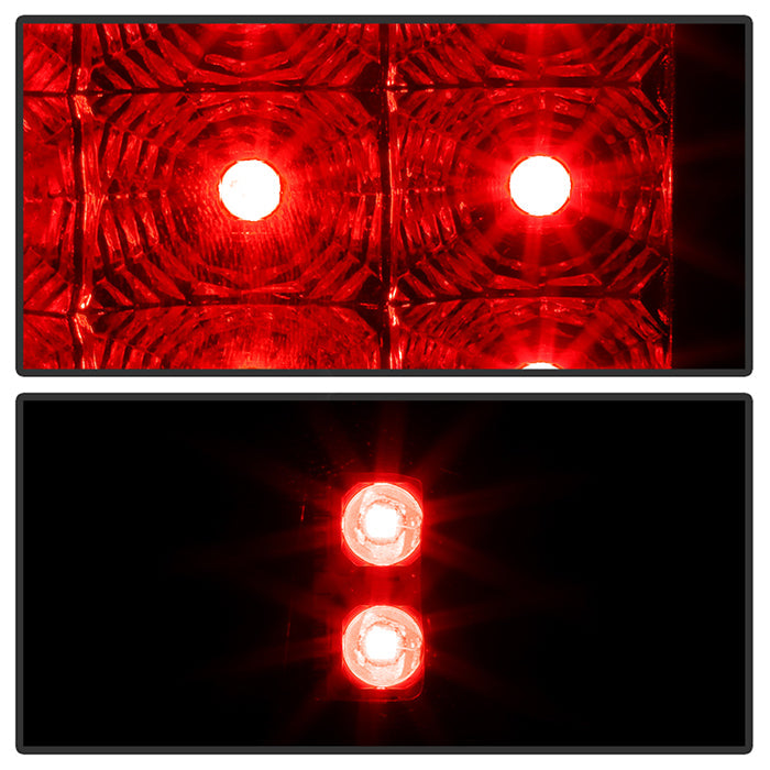Spyder Jeep Grand Cherokee 05-06 LED Tail Lights Black ALT-YD-JGC05-LED-BK 5005526