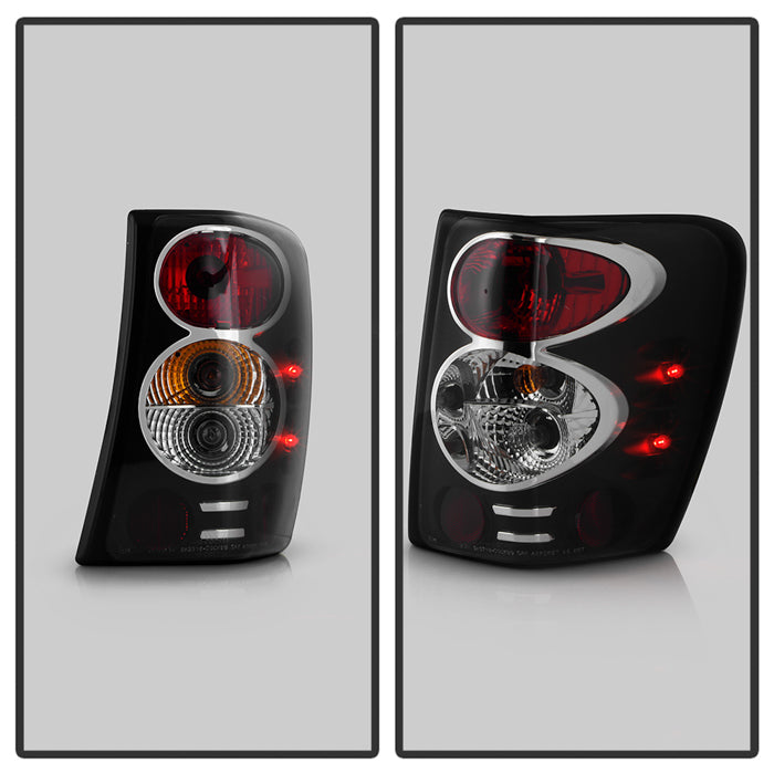 Spyder Jeep Grand Cherokee 99-04 Euro Style Tail Lights Black ALT-YD-JGC99-BK 5005625