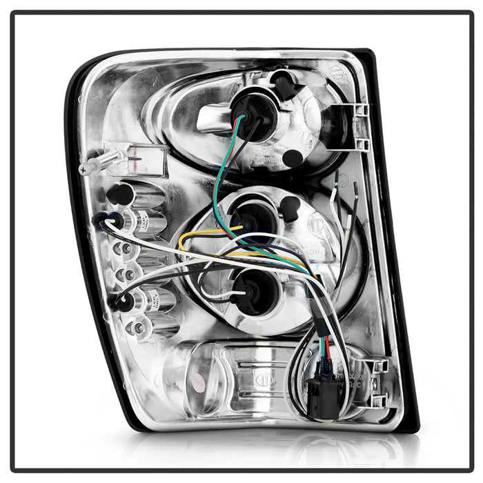 Spyder Jeep Grand Cherokee 99-04 Euro Style Tail Lights Chrome ALT-YD-JGC99-C 5005632