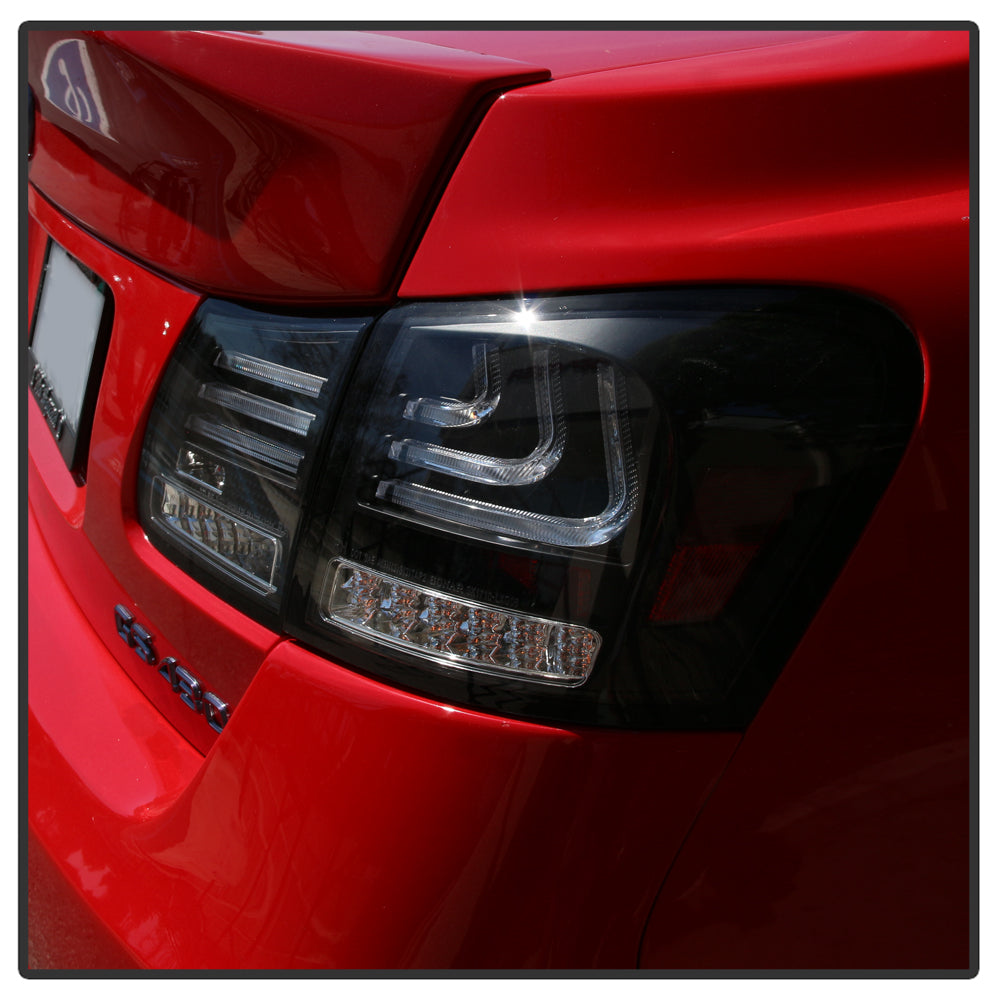 Spyder 07-11 Lexus GS 350 LED Tail Lights Black ALT-YD-LGS06-LED-BK 5082596