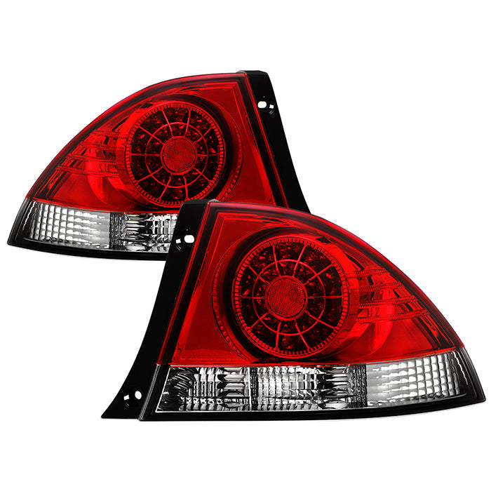 Spyder Lexus IS 300 01-03 LED Tail Lights Red Clear ALT-YD-LIS300-LED-RC 5005823