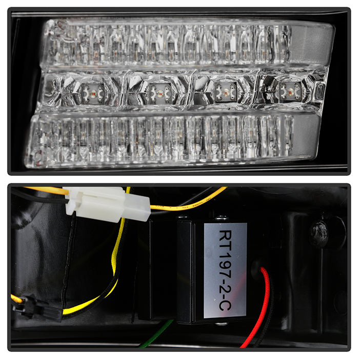 FR SPORT Spyder Land Rover Range Rover Sport 06-09 LED Tail Lights Black ALT-YD-LRRRS06-LED-BK...