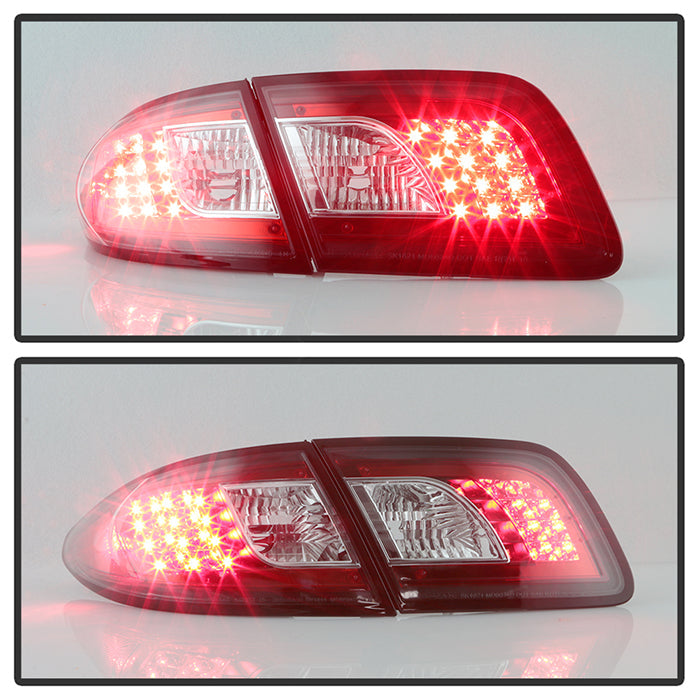 Spyder Mazda 6 03-08 4/5DR (Not fit Wagon)LED Tail Lights Black ALT-YD-M603-LED-BK 5006066